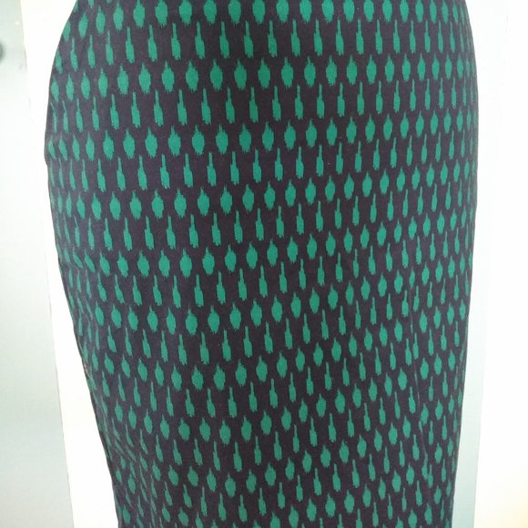 Tommy Hilfiger Paint Brush Print Pencil Skirt - Picture 7 of 8